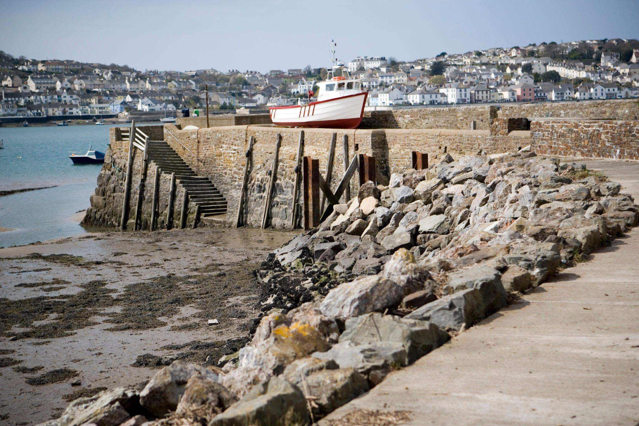 Bayview Old Quay and fishing boat